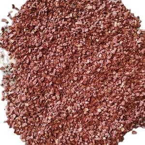 Copeaux de marbre rouge naturel concassé, lavés à l'eau, sans poussière et secs, pour terrazzo et sols en époxy, en vrac, en provenance d'Inde - Product Image 1