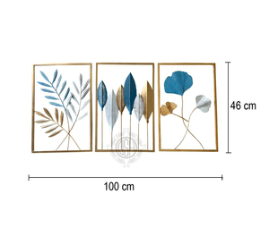 Decoración de Pared de Metal con Hojas de Hierro Modernas, Arte Abstracto para Colgar en la Pared, para Sala de Estar, Fondo de Sofá, Venta al Por Mayor - Product Image 3