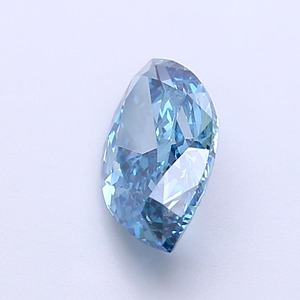 Diamant de laboratoire modifié de 1,51 carat, bleu vif fantaisie, taille marquise, certifié IGI, VS1, excellente qualité de polissage, pierre synthétique CVD pour bijoux sur mesure - Product Image 3