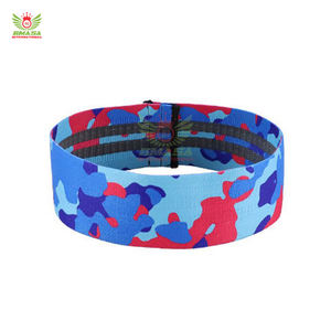 ชุดยางยืดออกกำลังกายสำหรับบริหารสะโพกผู้หญิง แบบวงกลม กว้าง กันลื่น สำหรับออกกำลังกายกล้ามเนื้อก้น ทำจากโพลีเอสเตอร์คุณภาพสูง - Product Image 4