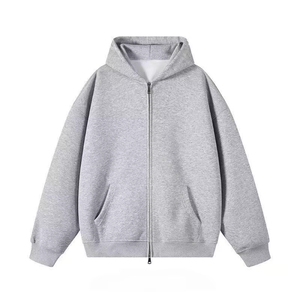Sweat-shirt à capuche gris pour femme, broderie professionnelle Aile d'ange, style Kawaii, avec décoration d'aile au dos et logo personnalisé - Product Image 1