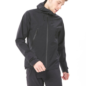 Thermosensible, personnalisable, veste à capuche à manches longues pour homme, coupe-vent, séchage rapide, écologique, respirante, antibactérienne - Product Image 2