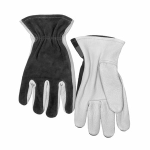 Gants de Conduite en Cuir de Vachette Pleine Fleur et Croûte de Cuir, Performance Optimale, Unisexe, pour Travaux Intenses et Activités de Plein Air - Product Image 6