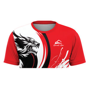 Camisetas personalizadas para hombre 100% poliéster, forro polar, corte regular, camisetas con logo personalizado, fabricante OEM ODM, camisetas de estilo urbano. - Product Image 5