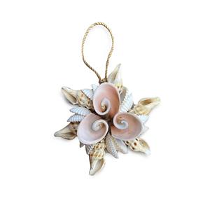 Adorno Colgante de Conchas Marinas Naturales, Hecho a Mano, Ecológico, Moderno, de Forma Ovalada, para Decoración del Hogar, Estilo Bali - Product Image 2