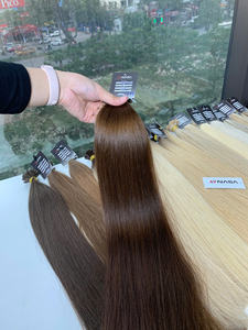 Extensiones de Cabello Humano Virgen 100% Natural, Liso, con Punta Plana, de la Empresa Nasa, Precio de Fábrica, Adecuado para el Año Nuevo Lunar - Product Image 5