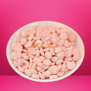 Freeze Dried Yogurt <b>Bites</b> Strawberry Flavor | Crispy Healthy Snack OEM Supplier Bulk Packaging 12 Months Shelf Life - Product Image 2