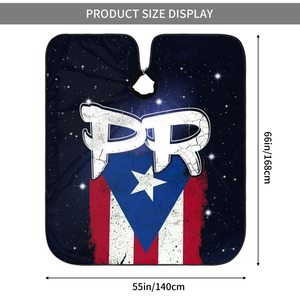Capa de Barbero con Logotipo Personalizado, de Nailon y Poliéster, Impermeable, Ajustable, para Peluquería, Corte de Cabello y Estilismo - Product Image 6
