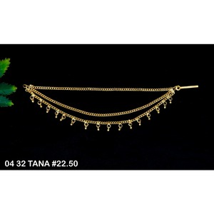 Chai de oreja india tradicional para mujer, ideal para bodas, ocasiones festivas, joyería de nuevo diseño chapada en oro para fiesta de boda - Product Image 3