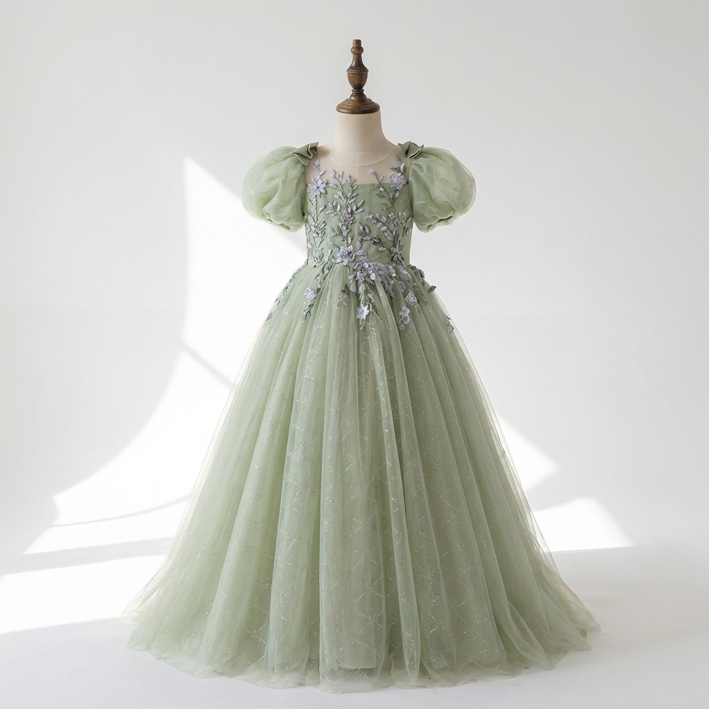 Verified Supplier Sage Flower Girl Dresses Ideal For Weddings