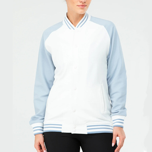 High Quality Embroidered Logo Varsity <b>Jackets</b> Women Full Sleeve Baseball Button up Varsity Letterman <b>Jackets</b> - Product Image 1