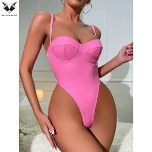 Mono de Cuero PU para Mujer, Sexy, de Otoño, de una Pieza, para Discoteca, Ajuste Regular, Ropa para Fiesta de Baile - Product Image 4