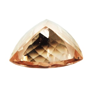 Trendy 100% Natural Morganite Trillion Shape Checker Cut Precious Loose Peachy Morganite Gemstone Mejor para el uso de la fabricación de joyas - Product Image 2