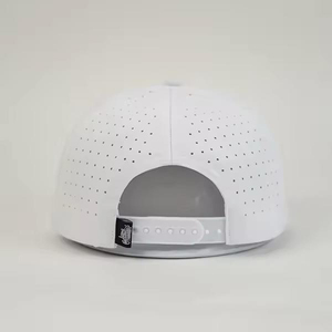 Casquette de baseball unisexe en denim blanc personnalisée, logo brodé 3D, maille perforée, ajustement réglable, pour toutes les saisons, vêtement décontracté, 100% coton - Product Image 2