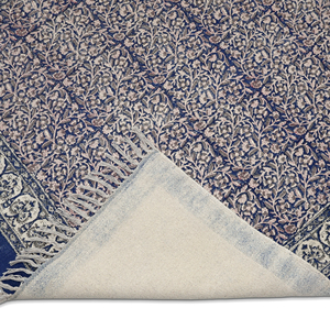 Unique Floral Cotton Block Printed Handmade Bohemian Style Eco-Friendly Non-Slip Rug Decorative Area <b>Carpet</b> Interiors - Product Image 2