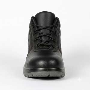 <b>Black</b> Steel Toe Safety Shoes Genuine Leather Waterproof <b>Work</b> <b>Boots</b> Anti Slip Industrial Mining Footwear Custom Logo - Product Image 2