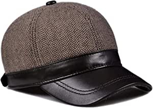 Gorra de Béisbol de Cuero Negra Ajustable de 6 Paneles con Correa Trasera, Gorra Deportiva Casual para Protección Solar, Unisex para Adultos - Product Image 6
