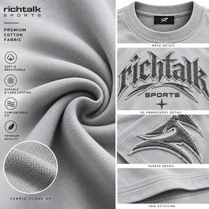 เสื้อยืดแขนสั้นทรงปกติ พิมพ์ลายดิจิทัล สไตล์สตรีทแวร์ คอกลม ผ้าถักลำลอง เนื้อผ้าฝ้าย 100% ระบายอากาศได้ดี น้ำหนัก 320 กรัม - Product Image 6