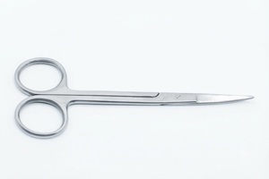 Tijeras Curvas de Iris de Punta Fina de 11.5 cm, Instrumento de Corte Quirúrgico de Precisión, Acero Inoxidable de Grado Médico, Cirugía General - Product Image 3