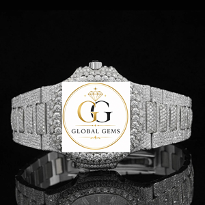 Reloj de Diamantes Totalmente Blanco para Negocios, Eventos Formales y Oficina, Disponible a Precio Accesible, Venta al Por Mayor - Product Image 1