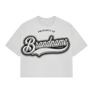 โรงงานผลิตเสื้อยืดคอกลมผู้ชายผ้าฝ้าย 100% คุณภาพดี พิมพ์ลายสกรีนได้ตามต้องการ น้ำหนัก 220 GSM เสื้อยืดสีพื้นแบบเรียบ - Product Image 5