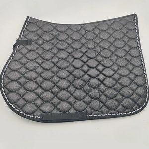 Premium Quality <b>Equestrian</b> Supplies Custom Saddle Pads Set High End Ear Bonnet Bandages for Horse Riding Saddle Blanket Set - Product Image 4
