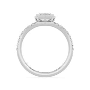 Rose Gold 10K Engagement <b>Ring</b> Featuring Lab Grown Round <b>Diamond</b> 1.76 CTW Classic Fine Jewelry Style - Product Image 5