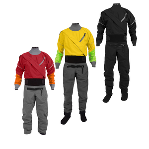 Traje de neopreno de alta calidad, impermeable, transpirable y cortavientos con cremallera frontal en el pecho, logo y cuello de secado rápido para hombre, ideal para kayak. - Product Image 6