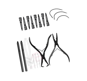 Kit Complet d'Extensions de Cheveux en Acier Inoxydable - Pinces, Crochets, Clips, Outils de Démêlage pour Usage Professionnel en Salon - MAGMA BEAUTY - Product Image 2