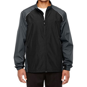 Custom Zip up Embroidered Logo Retro Nylon <b>Track</b> <b>Jacket</b> With Piping Blank Softshell Outdoor <b>Jacket</b> Windbreaker Mens - Product Image 1