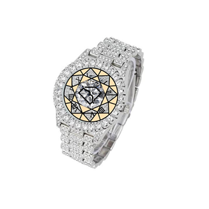 Reloj de Lujo para Hombre con Diseño de Diamantes de Laboratorio, Tourbillon Mecánico, Cristal de Zafiro, Correa de Acero Inoxidable y Esfera Redonda - Product Image 3