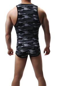 เสื้อกั๊กคอร์เซ็ทผู้ชายแบบกำหนดเอง เสื้อกั๊กออกกำลังกายกระชับสัดส่วนสำหรับผู้ชาย - Product Image 2