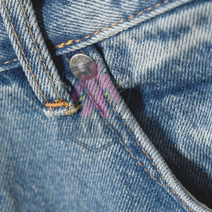 Jean baggy pour homme de haute qualité, 100% coton, léger, taille haute, personnalisable, vente en gros - Product Image 6