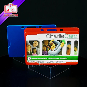 ที่ใส่บัตรแบบเปิดด้านหน้า ABS สำหรับบัตรธุรกิจ บัตรประจำตัว บัตรชื่อ - Product Image 4