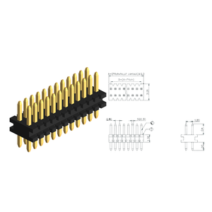Conector de Contacto de Latón con Clasificación de 3.0A, Carcasa de Nailon, Voltaje Dieléctrico de 500V-1000V CA, Resistente a Temperaturas de -40°C a +125°C - Product Image 4