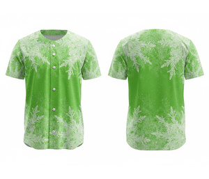 Uniforme de Béisbol Personalizado para Hombre, Tela de Poliéster Transpirable con Logotipo y Números Personalizados |   Base de Poliéster Transpirable - Product Image 1