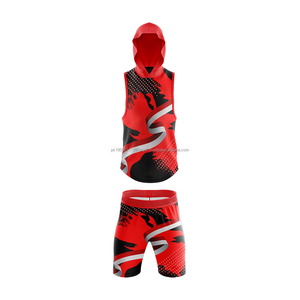 Uniforme de fútbol personalizado de alta calidad con bandera 7v7, poliéster de secado rápido con camisas sin mangas por sublimación, conjuntos de estilo de verano - Product Image 5