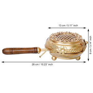 Quemador de Incienso Loban Dani, Quemador Decorativo de Dhoop para el Hogar, Sala de Oración, Meditación Espiritual, Decoración Tradicional India para el Hogar - Product Image 1