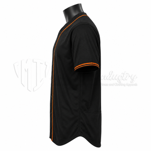 Premium Custom Baseball Jersey Plain <b>Button</b> Up Team Shirt Moisture Wicking Athletic Uniform OEM ODM Wholesale Manufacturer - Product Image 5