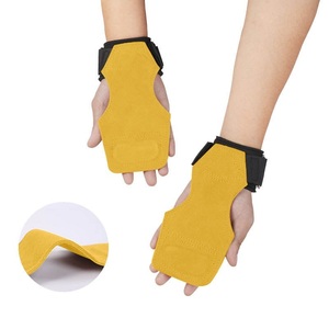 Unisex PU Full <b>Finger</b> Adjustable Wrist <b>Strap</b> Buckle Closure Non-Slip Comfortable Workout Hand Grips Gloves Gym Weightlifting - Product Image 3