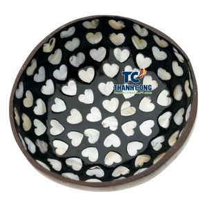 Cuenco de Cáscara de Coco Vietnamita Más Vendido, Lacado Natural, Pulido, Moderno, Ecológico, para Servir Alimentos, Ideal para Regalo - Product Image 1
