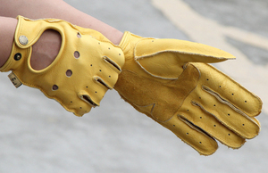 Guantes de Ciclismo Deportivos de Piel de Oveja Transpirable, Ultra Suaves al Tacto para Mujer, Uso en las Cuatro Estaciones - Product Image 6
