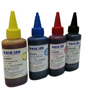 HP500 <span class=keywords><strong>Encre</strong></span> à jet d'<span class=keywords><strong>encre</strong></span> de recharge de bouteille en vrac de couleur universelle de haute qualité pour imprimante <span class=keywords><strong>HP</strong></span> 6590 <span class=keywords><strong>6960</strong></span> 6970 7720 8216 8720 8725 - Product Image 1