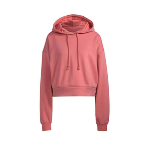Sweat à capuche simple pour femme, style pull-over, manches longues, design confortable, fabriqué en tissu doux avec capuche à cordon de serrage pour les tenues décontractées quotidiennes. - Product Image 4