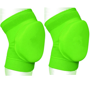 Genouillères de protection élastiques personnalisées en éponge épaisse orange pour le volleyball, le basketball, la danse, anti-collision - Product Image 2