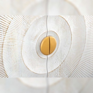 Aparador Moderno y Elegante Vandana GOLDEN SUNSET de 180 cm, Blanco Dorado, Madera de Mango, Patas de Metal, para Sala de Estar o Dormitorio - Product Image 4