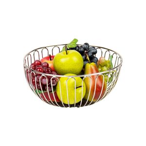 Panier à fruits en métal attrayant, servant à la fois de rangement et de décoration pour la cuisine - Product Image 3