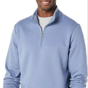 Sweat-shirt en polaire pour homme, pull chaud à manches longues, col rond décontracté, sweat-shirt en coton épais pour le temps froid - Product Image 1