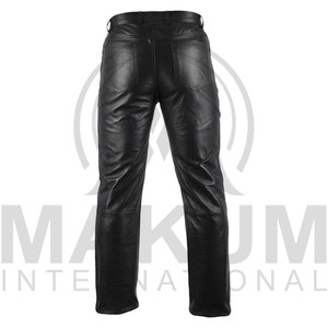 Pantalones de Cuero para Hombre Hechos a Medida al por Mayor, Diseño Único, MOQ Bajo - Product Image 3