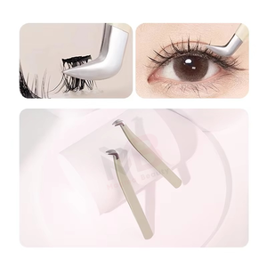Pince à extensions de cils pour artistes et stylistes, idéale pour le salon de maquillage, pince à cils marque privée - Product Image 6